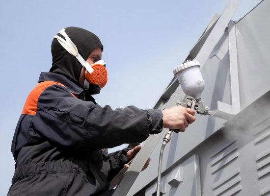 outside commercial painting job commersial painting